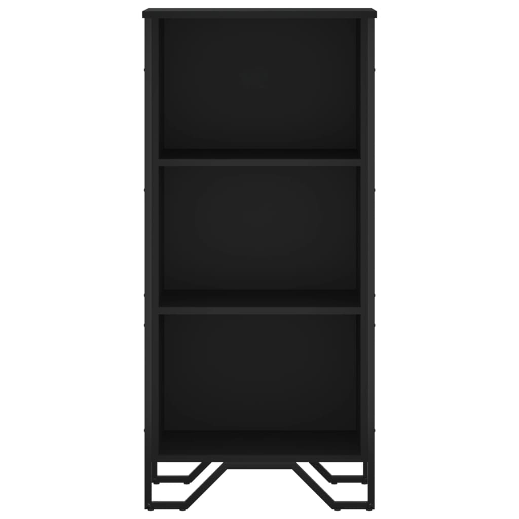 Bücherregal Schwarz 80x31x169 cm Holzwerkstoff