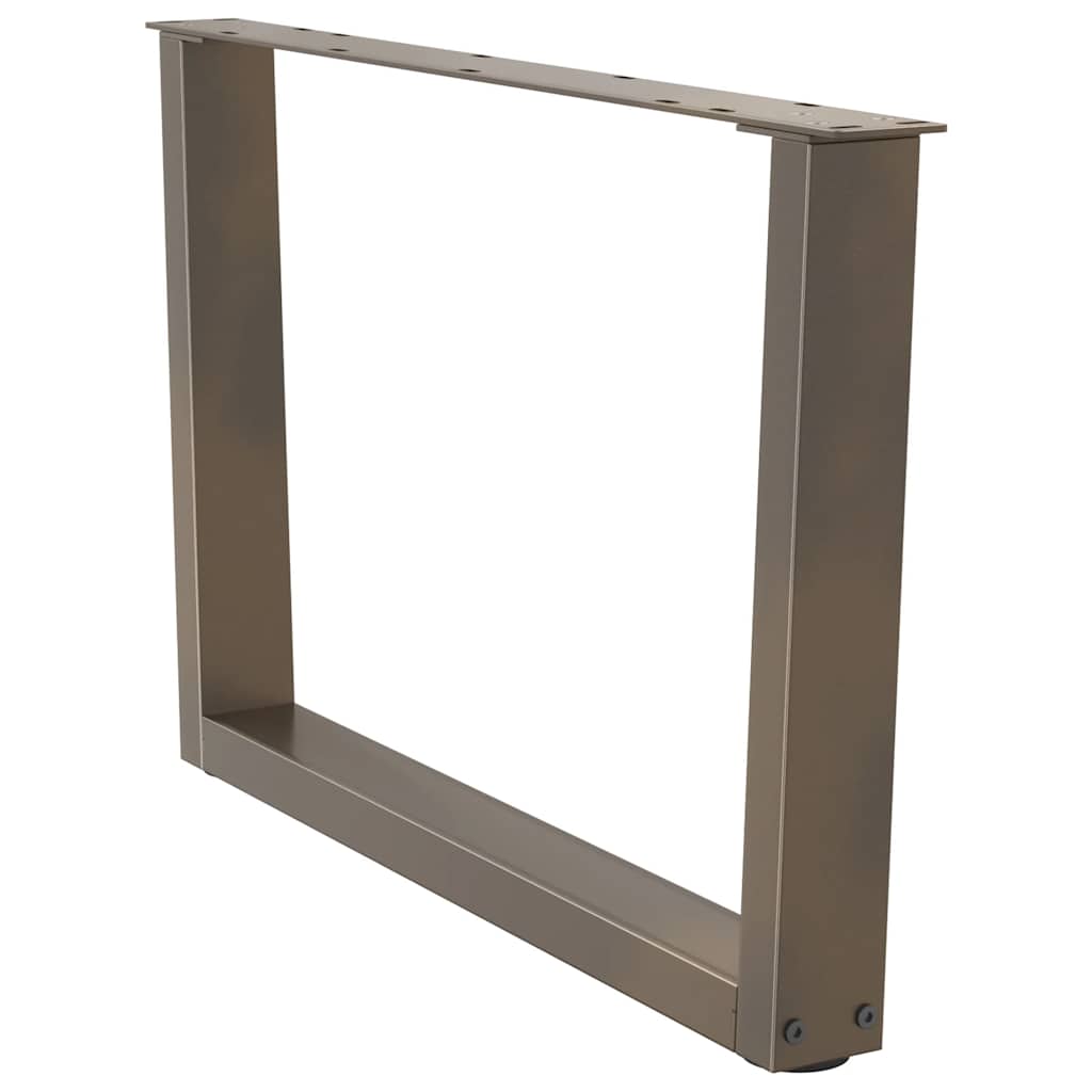 Couchtischbeine V-Form 2 Stück Schwarz 30x(30-31,3) cm Stahl