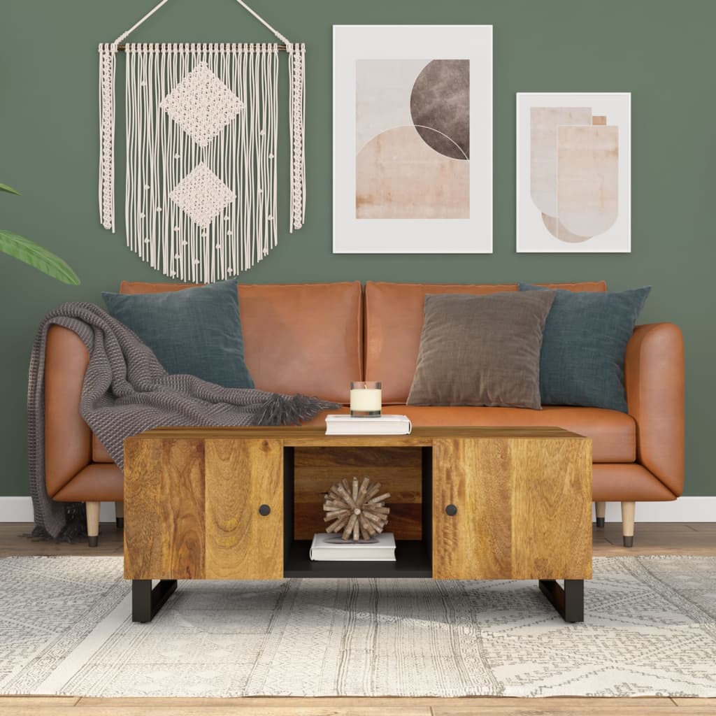 Couchtisch 100x54x40 cm Altholz Massiv & Holzwerkstoff
