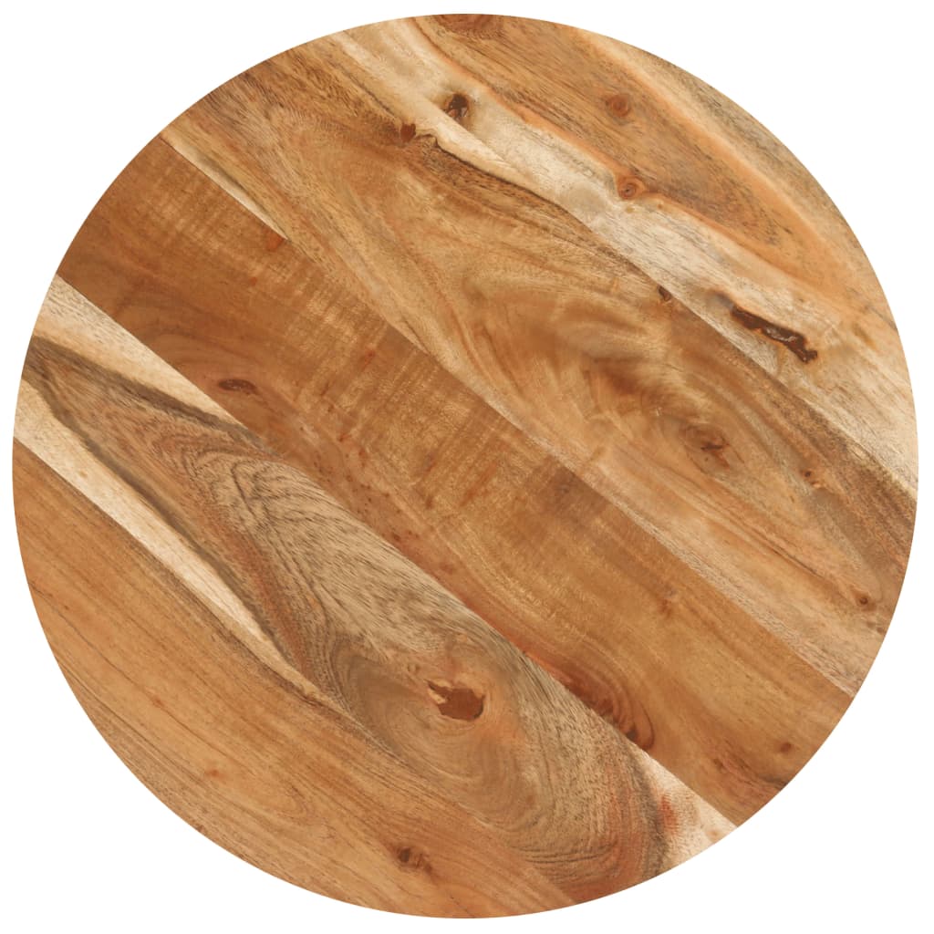 Bistrotisch Rund Ø60x75 cm Raues Mangoholz