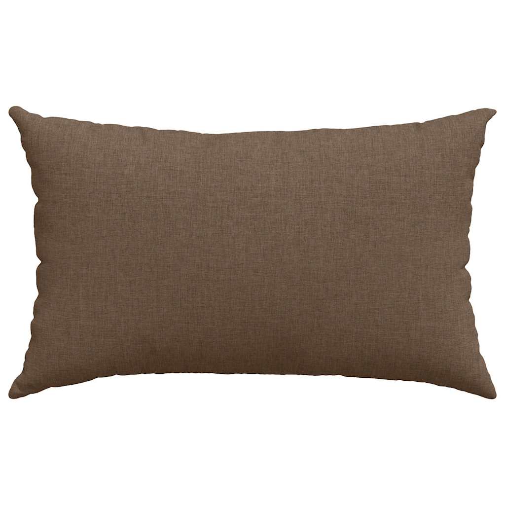 Sofakissen 2 pcs Hellgrau 50 x 30 cm Stoff