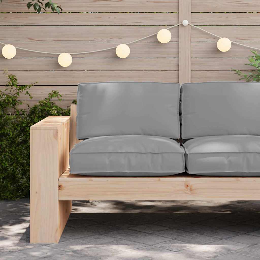 Kissen Anthrazit 80 x 80 x 12 cm Oxford-Stoff