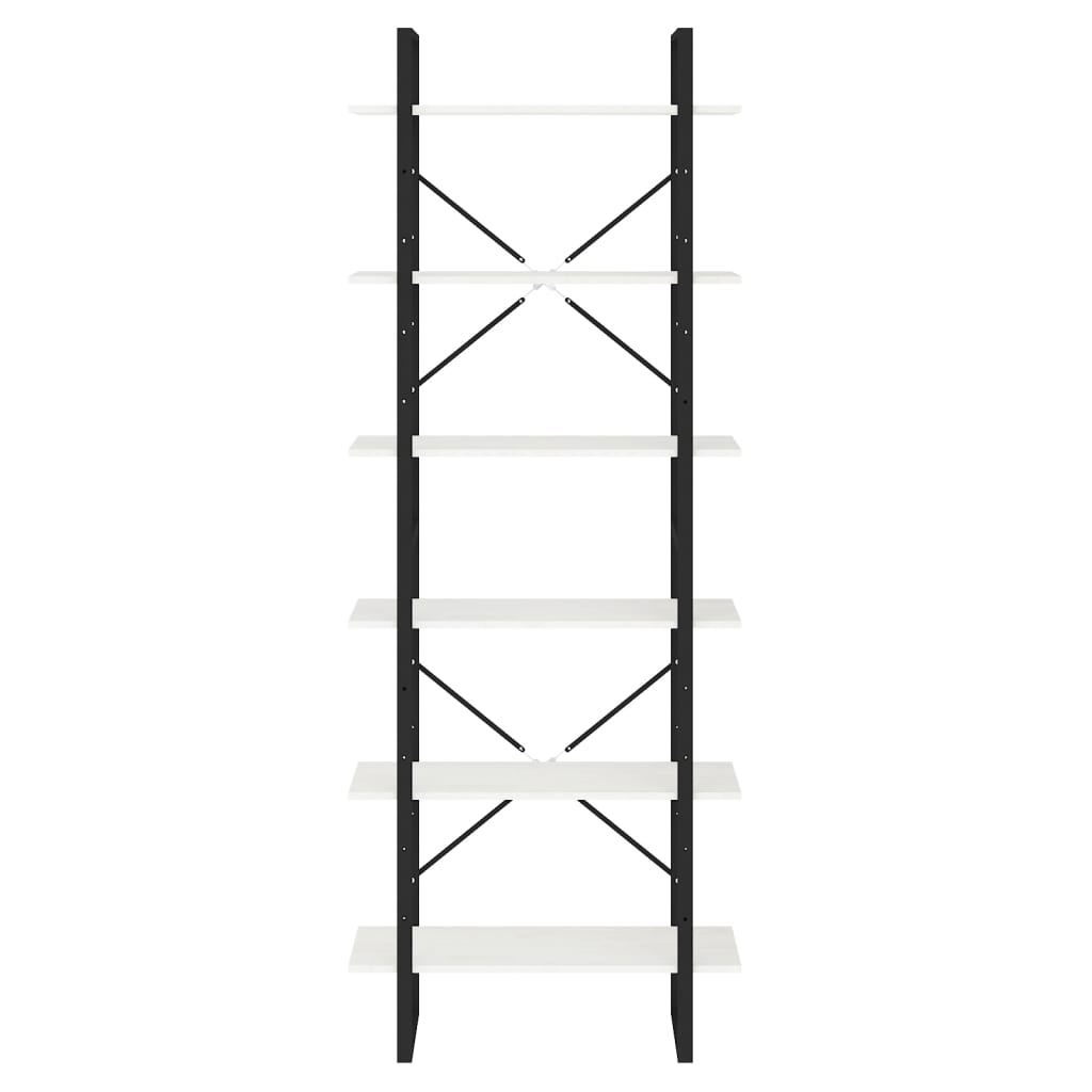 Bücherregal Weiß 80x30x105 cm Holzwerkstoff