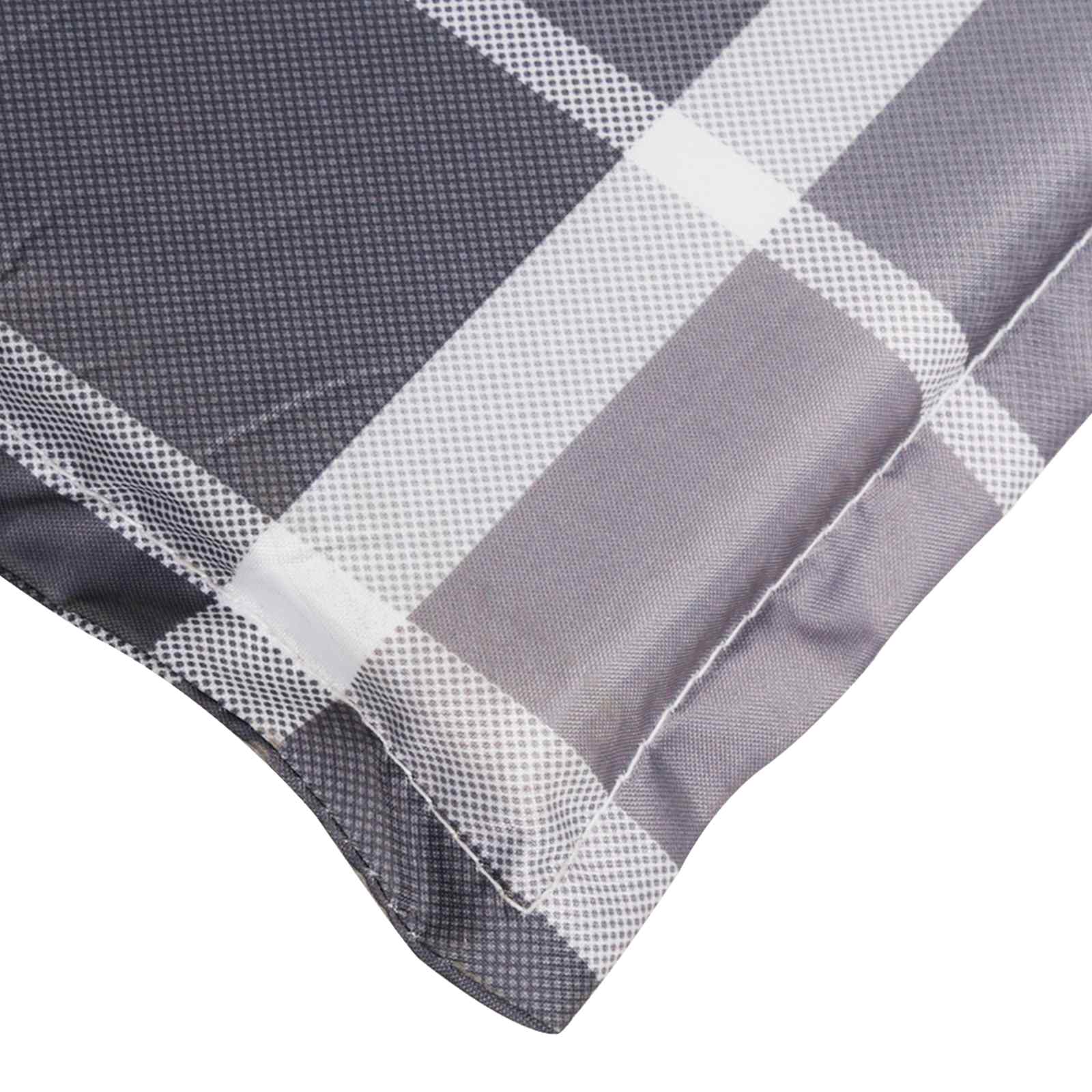 Sonnenliegen-Auflage Grau 180x60x4 cm Oxford-Gewebe