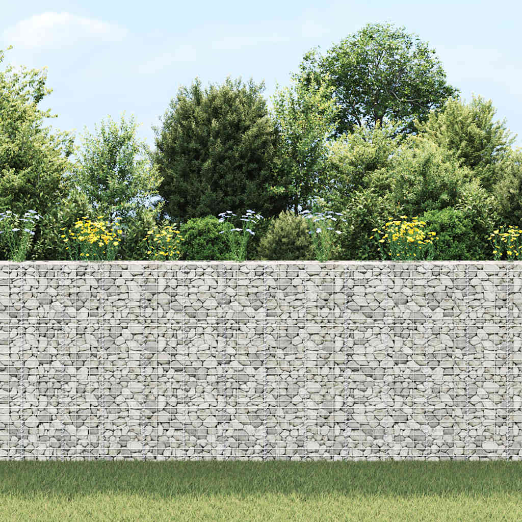 Gabionen-Hochbeete 3 Stk. 30x30x50 cm Eisen