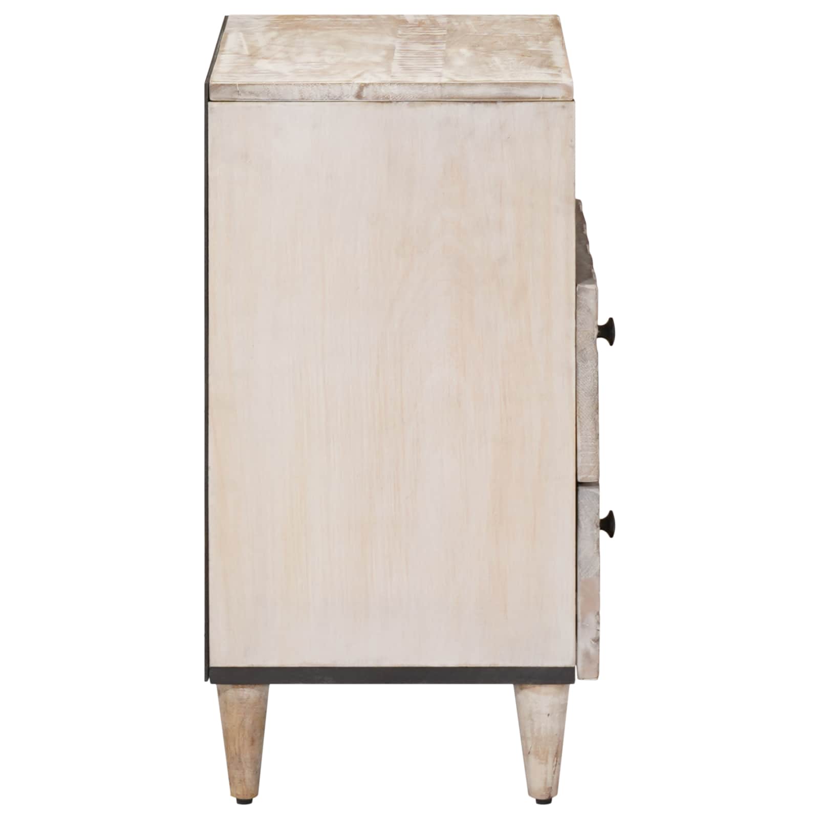 Bettkasten Braun 50 x 33 x 60 cm Massivholz Mango