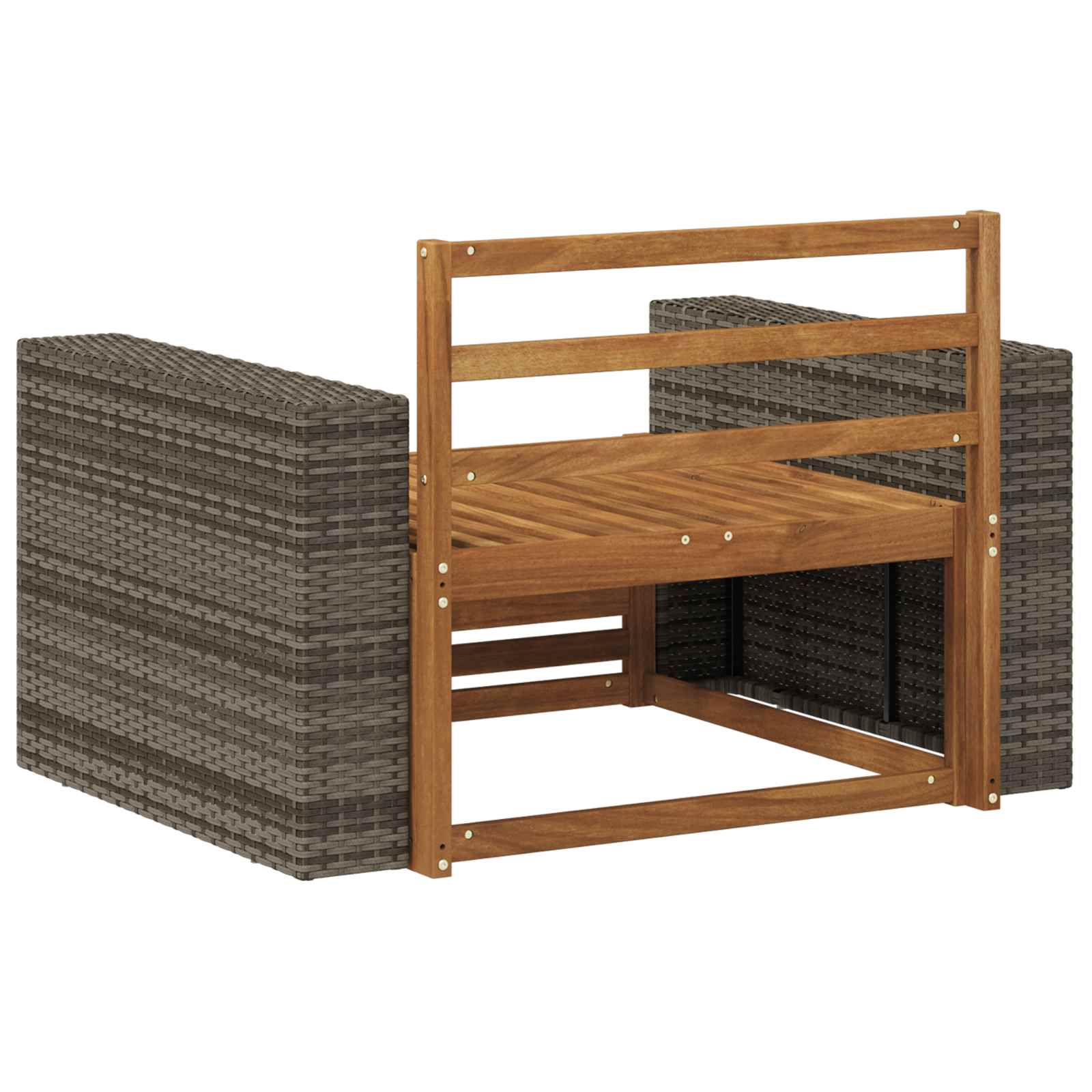 2 Stück Outdoor-Sofa Natur