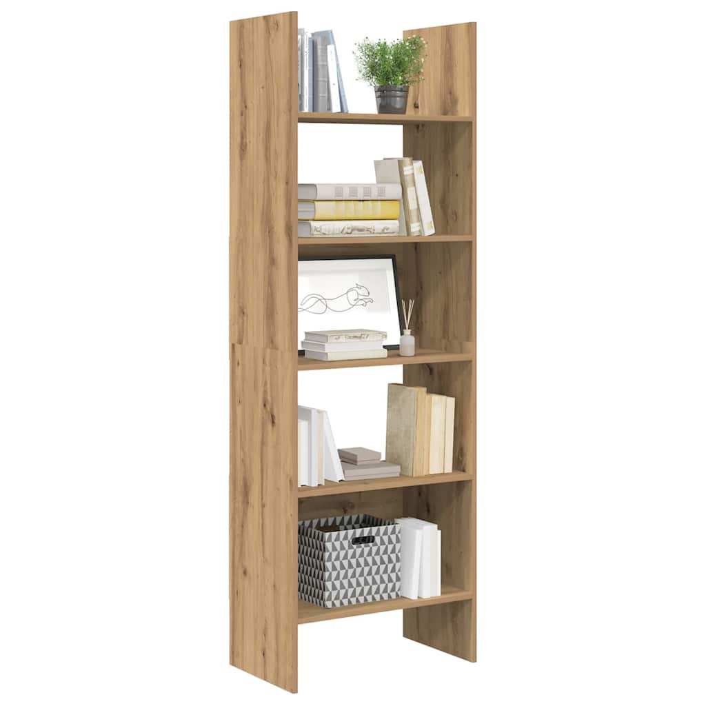 Bücherregal Weiß 60x35x180 cm Holzwerkstoff