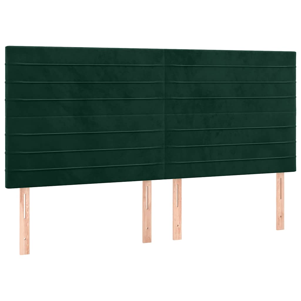 Kopfteil Hellgrau 80x5x118/128 cm Samt
