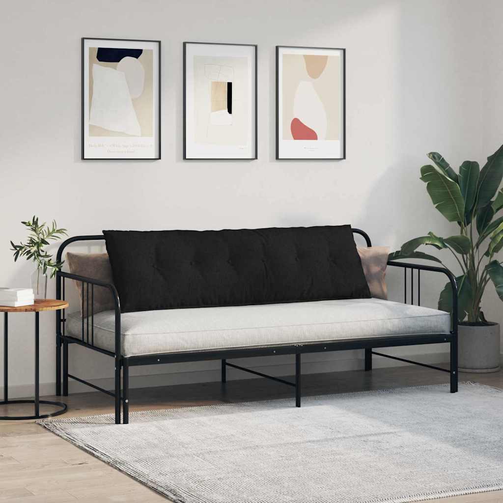 Rückenkissen Hellgrau 50 x 19 x 45 cm Stoff