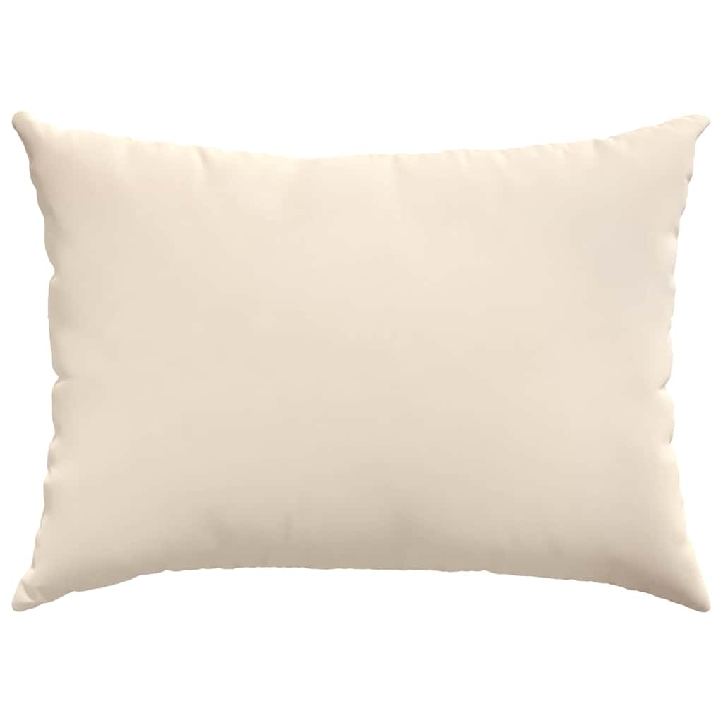 Sofakissen 2 Stück Taupe 50 x 30 cm Stoff