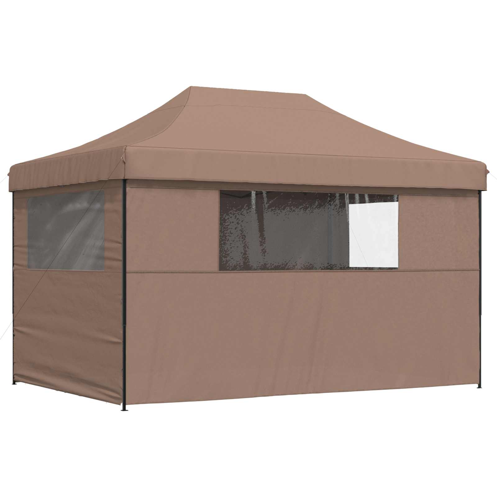 Partyzelt Faltbar Pop-Up Beige 410x279x315 cm