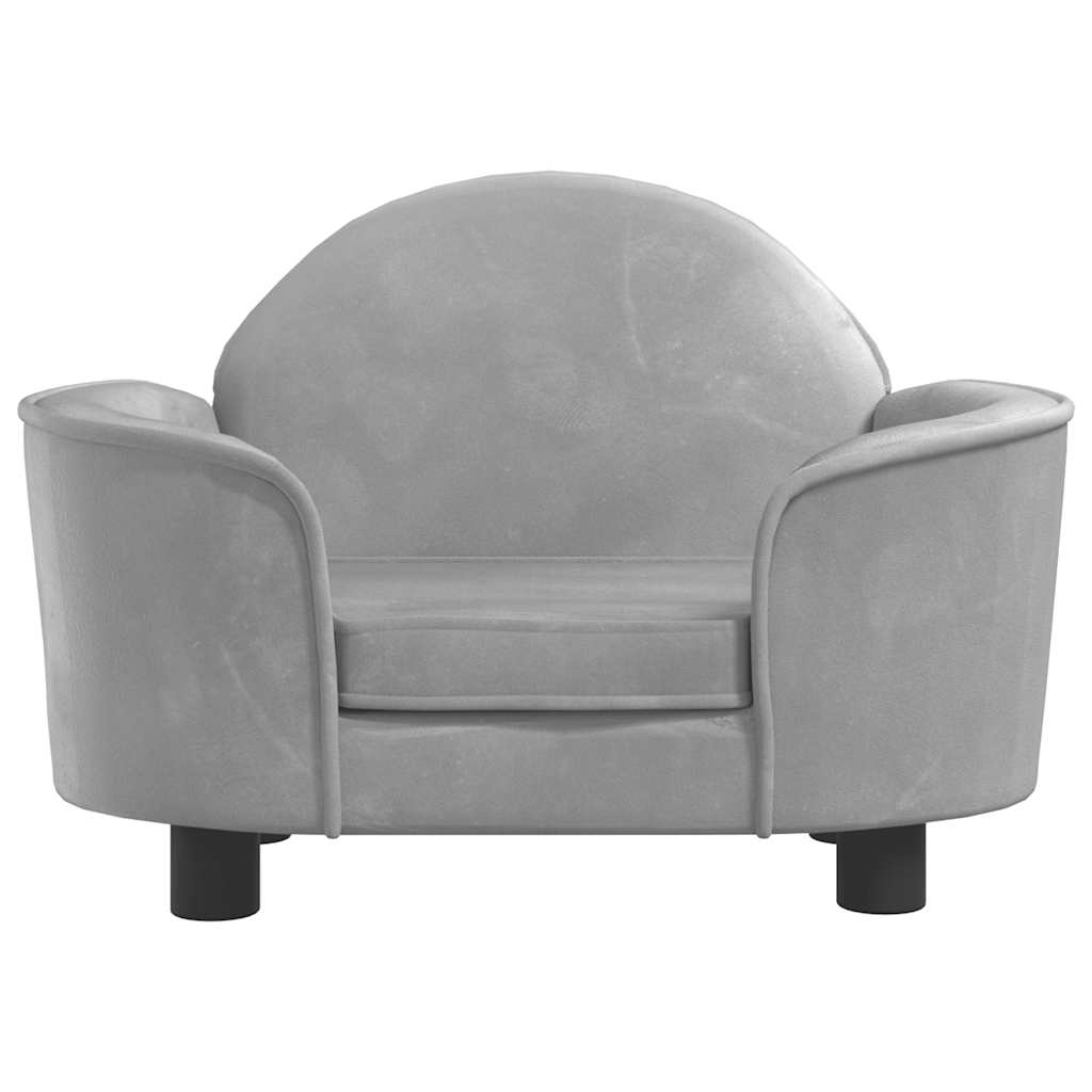 Hundebett Schwarz 66x40x45 cm Samt