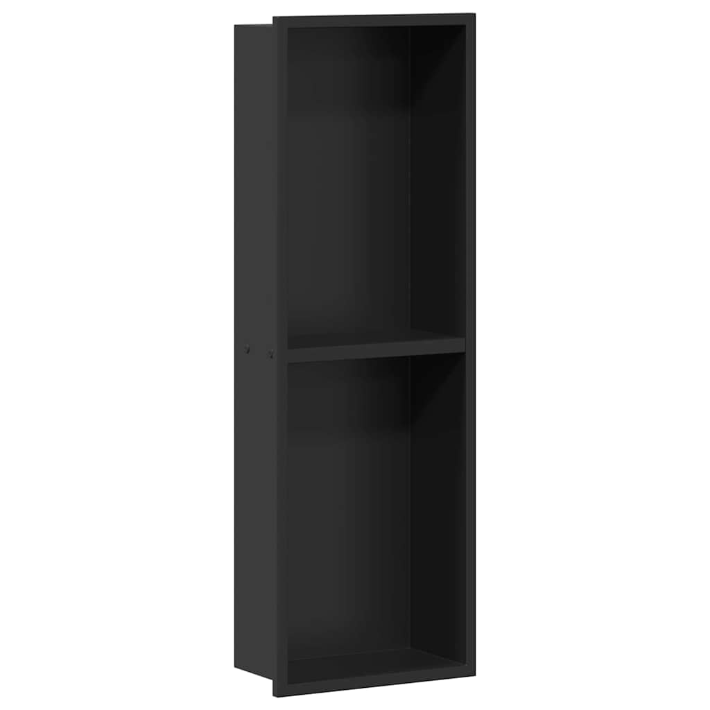 Duschnische Schwarz 60 x 20 x 9,5 cm Edelstahl