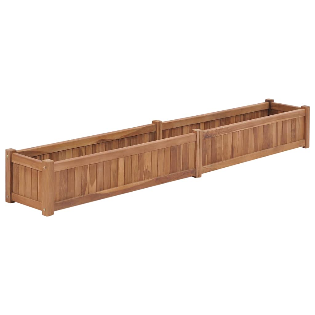 Hochbeet 150x30x25 cm Massivholz Teak