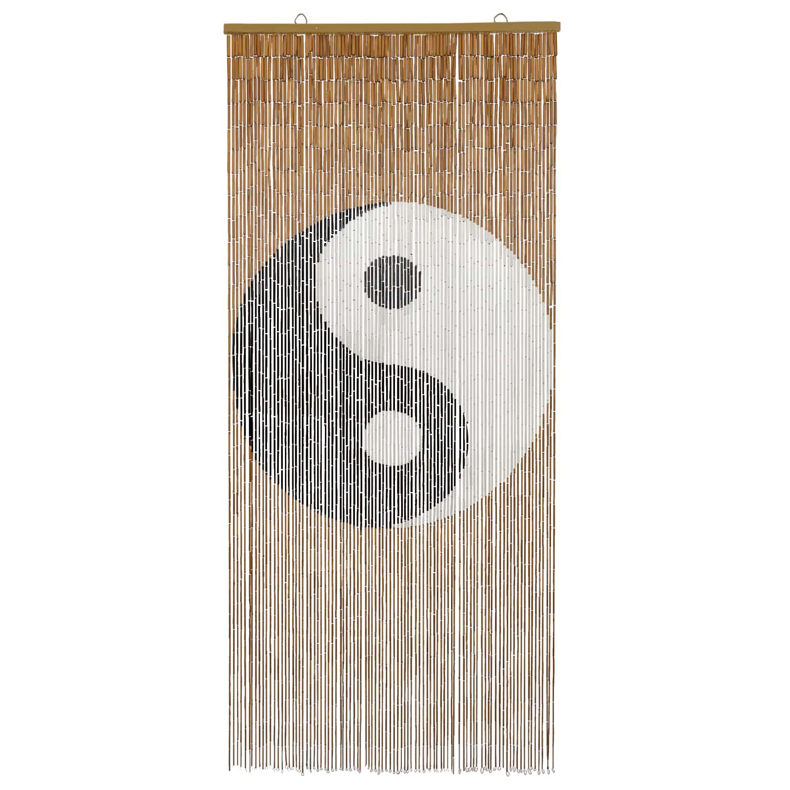 Insekten-Türvorhang Bambus Druck 90x220 cm Bambus