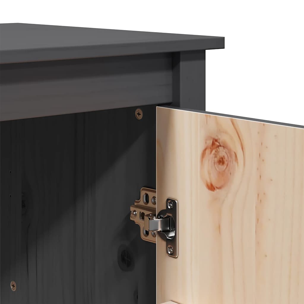 Highboard 83x41,5x100 cm Massivholz Kiefer