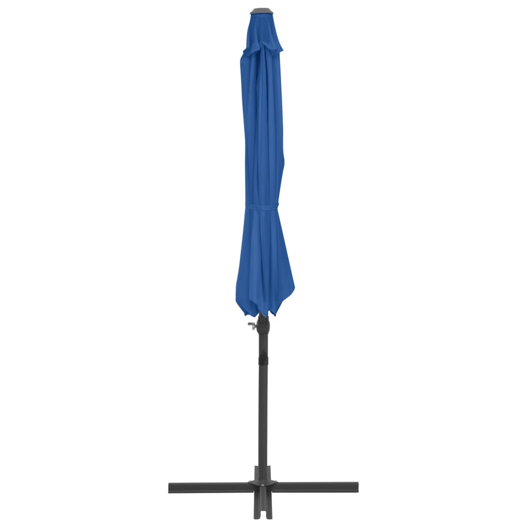 Ampelschirm mit Stahl-Mast 250x250 cm Bordeauxrot