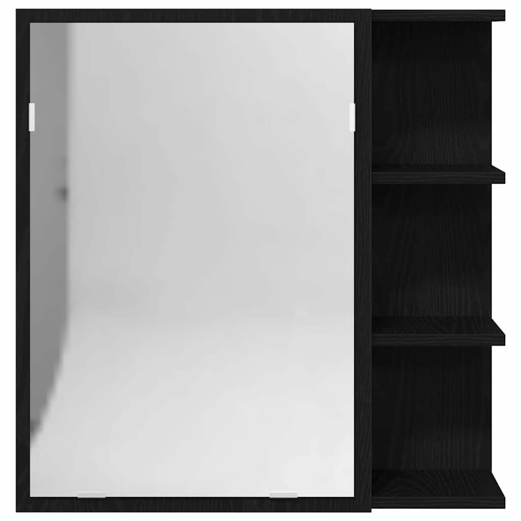Bad-Spiegelschrank Weiß 62,5x20,5x64 cm Holzwerkstoff