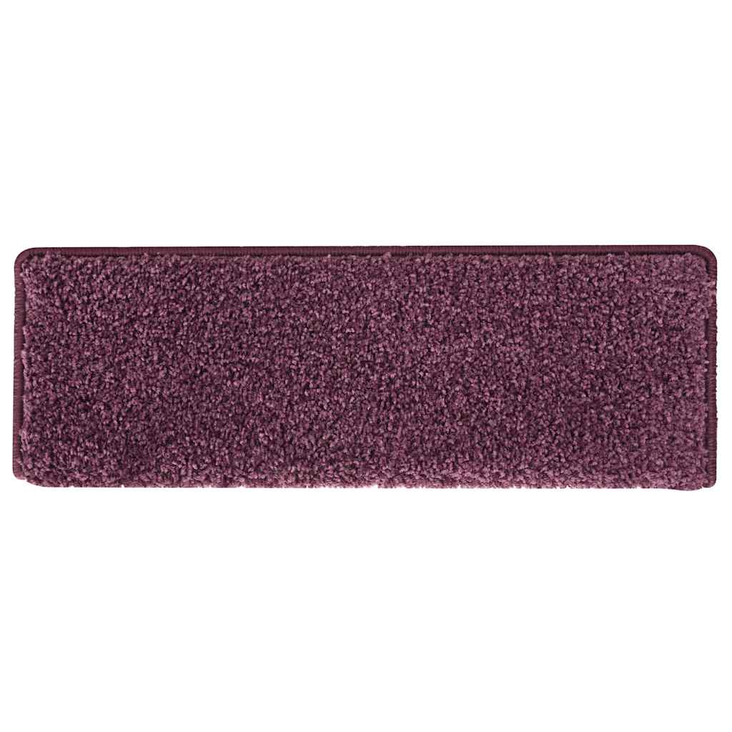 Stufenmatten 15 Stk. 65x21x4 cm Grau Rechteckiger Rand
