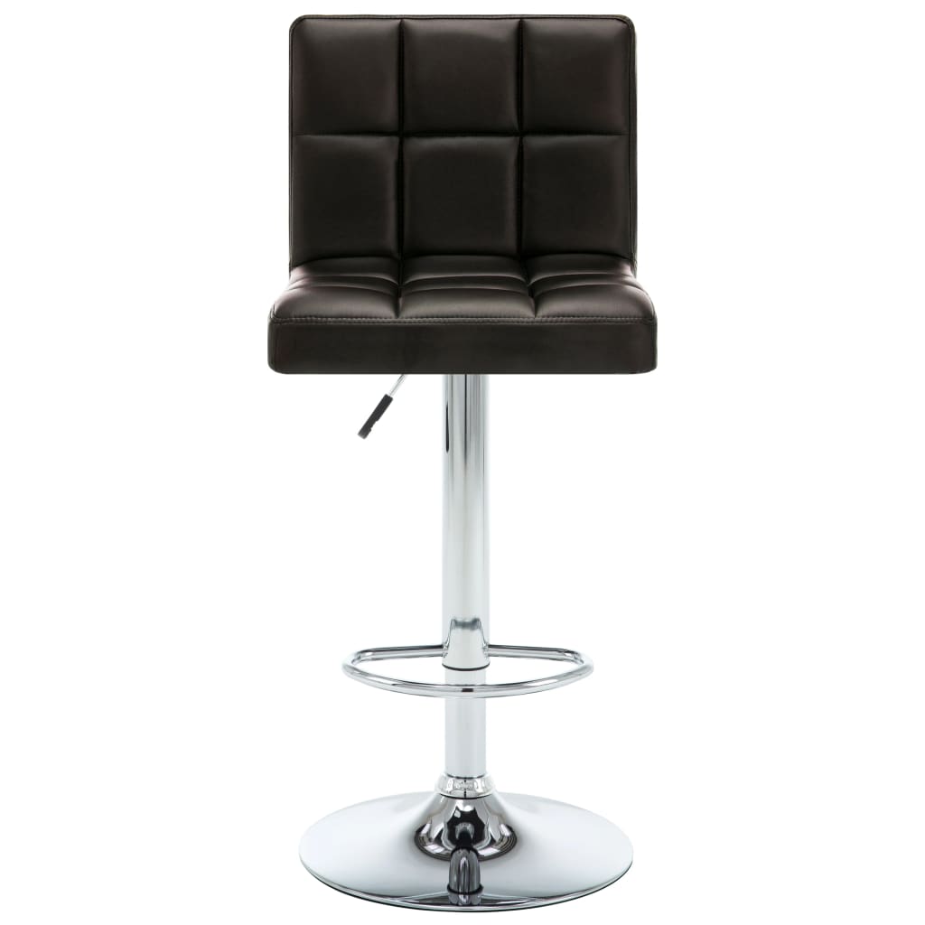 Barhocker 2 Stk. Weinrot Kunstleder