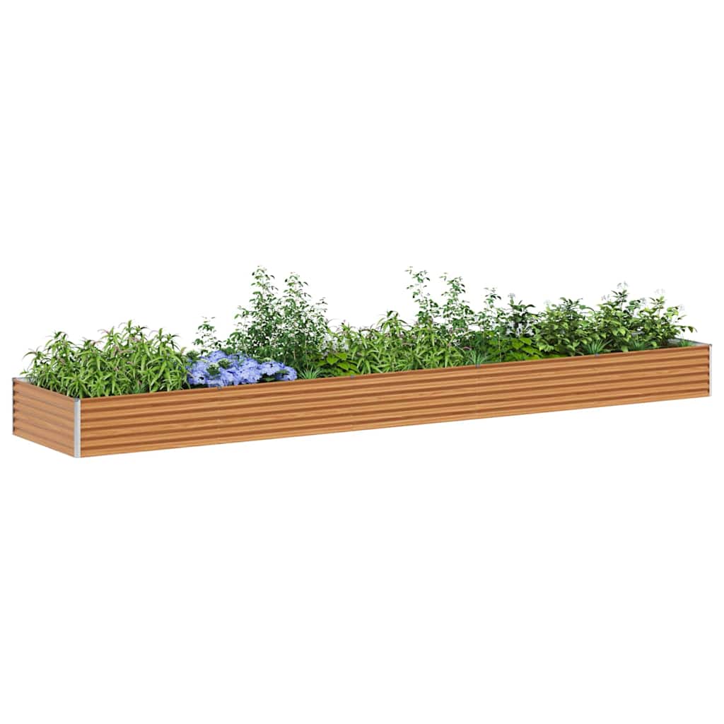 Garten-Hochbeet 100 x 50 x 36 cm Cortenstahl