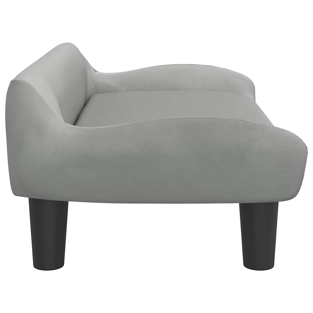 Hundebett Creme 70x40x24 cm Stoff