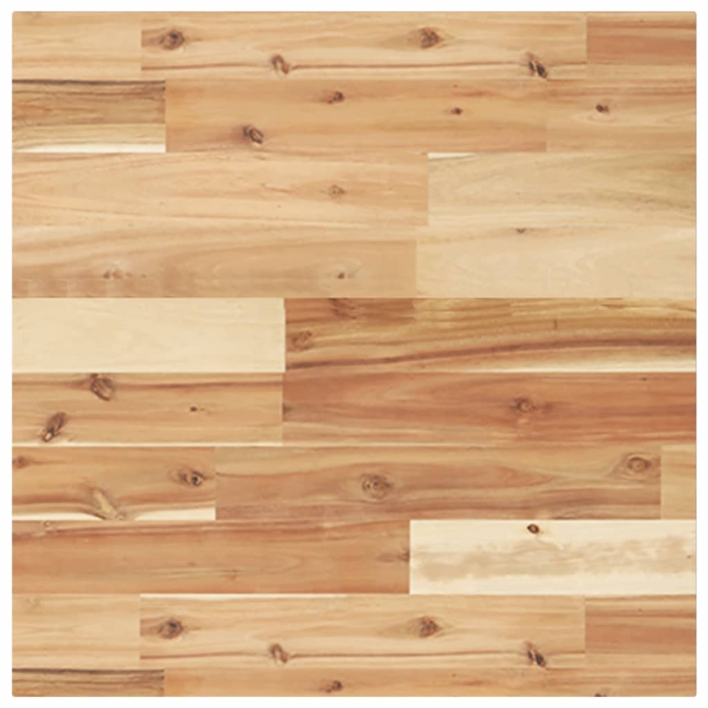 Tischplatte Rund Ø40x2 cm Massivholz Akazie