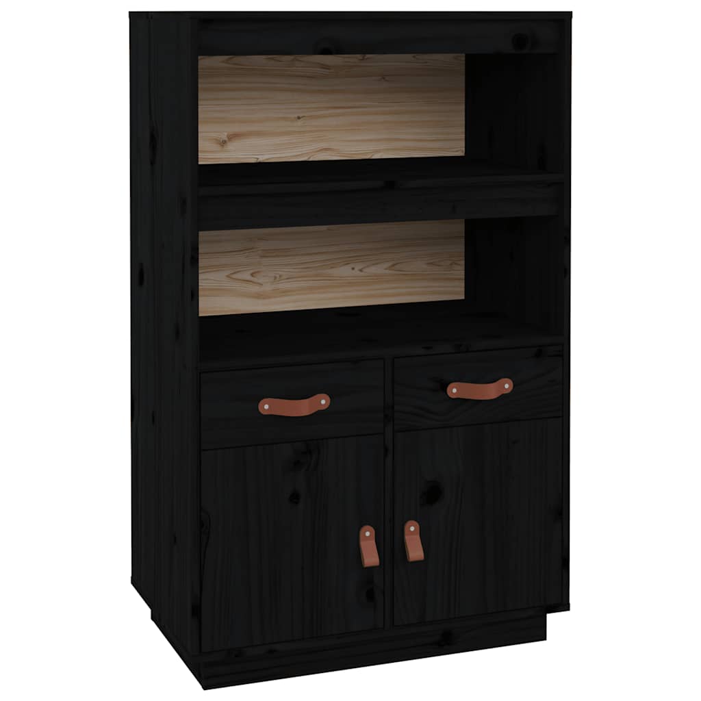 Highboard 67x40x108,5 cm Massivholz Kiefer