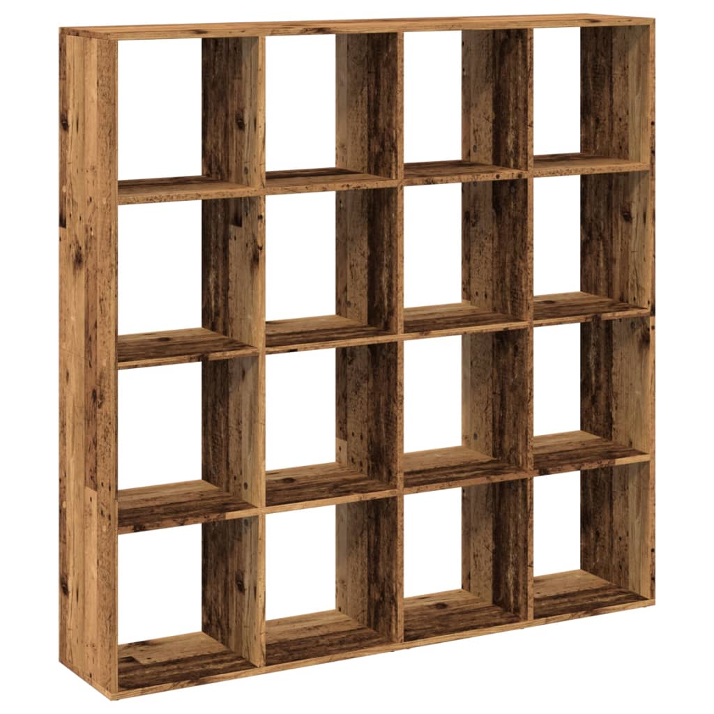 Bücherregal Weiß 137,5x29x137,5 cm Holzwerkstoff