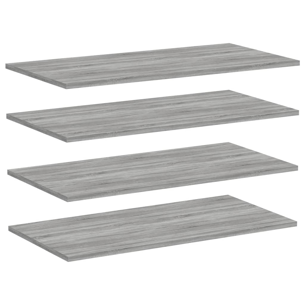 Bücherregal-Bretter 4 Stk. Weiß 40x10x1,5 cm Holzwerkstoff