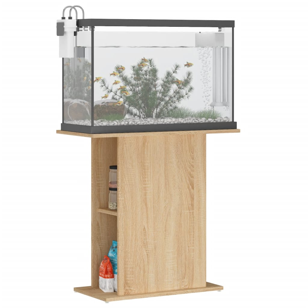 Aquariumständer Weiß 60,5x36x72,5 cm Holzwerkstoff