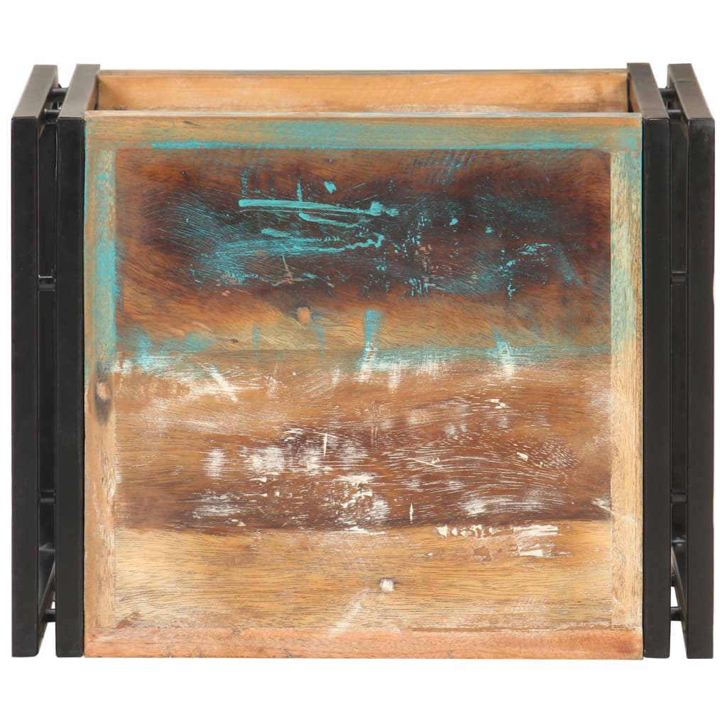 Beistelltisch 40x30x40 cm Raues Mangoholz