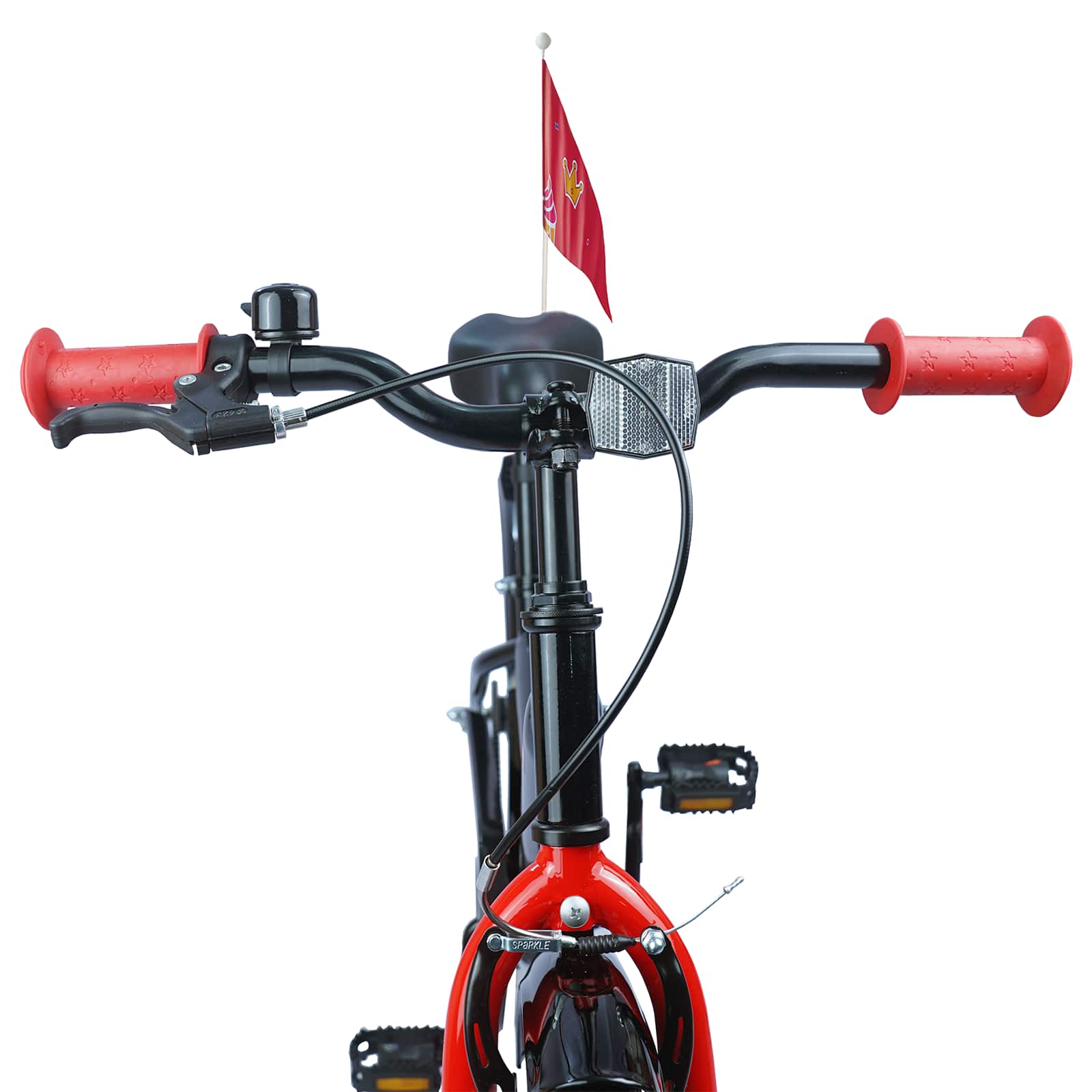 Kinderfahrrad 12 Zoll für 2-4 Jahre alt Schwarz