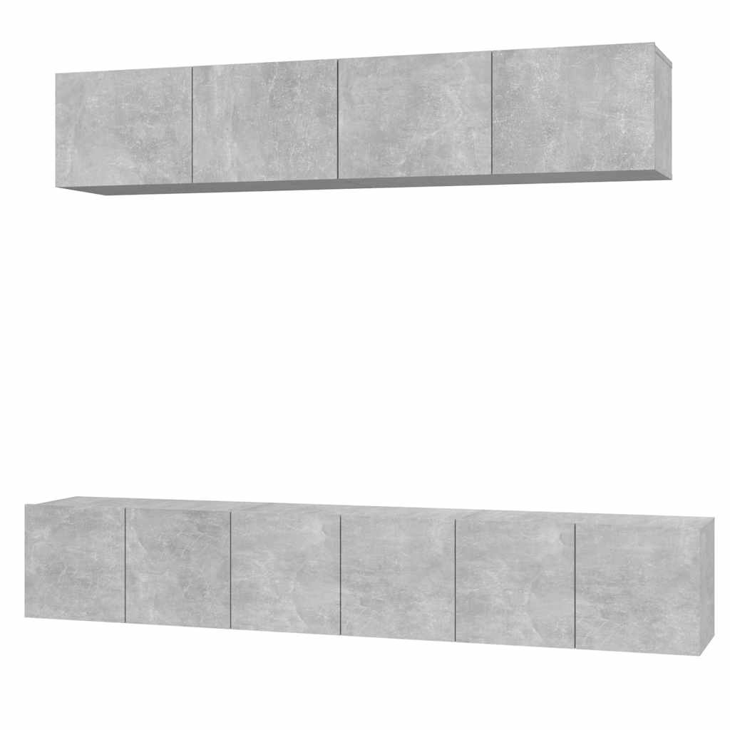 5-tlg. TV-Schrank-Set Weiß Holzwerkstoff