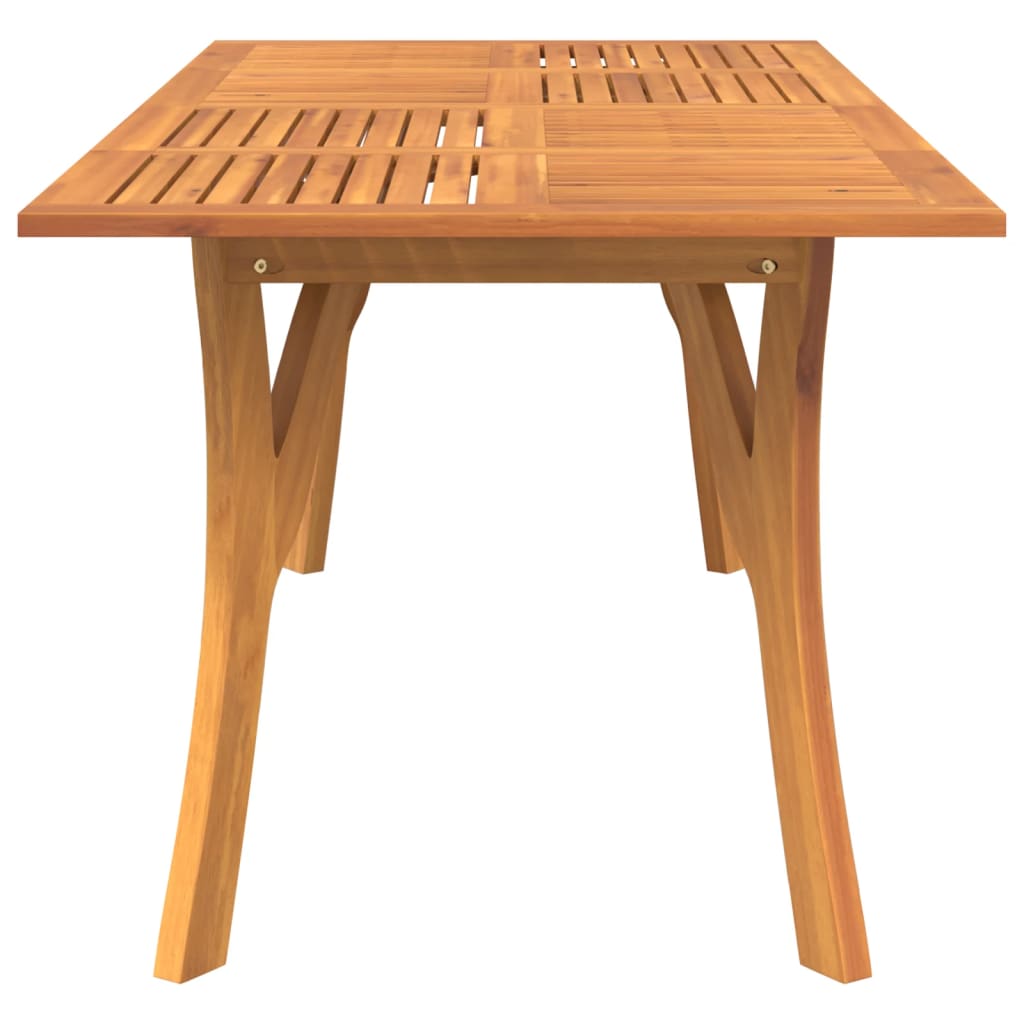 Gartentisch 85x85x75 cm Massivholz Akazie