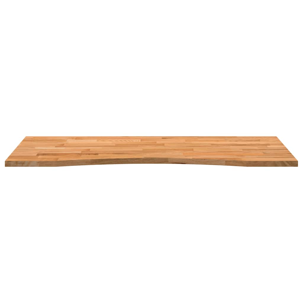 Schreibtischplatte Unbehandelt 80x50x2,5 cm Massivholz Eiche