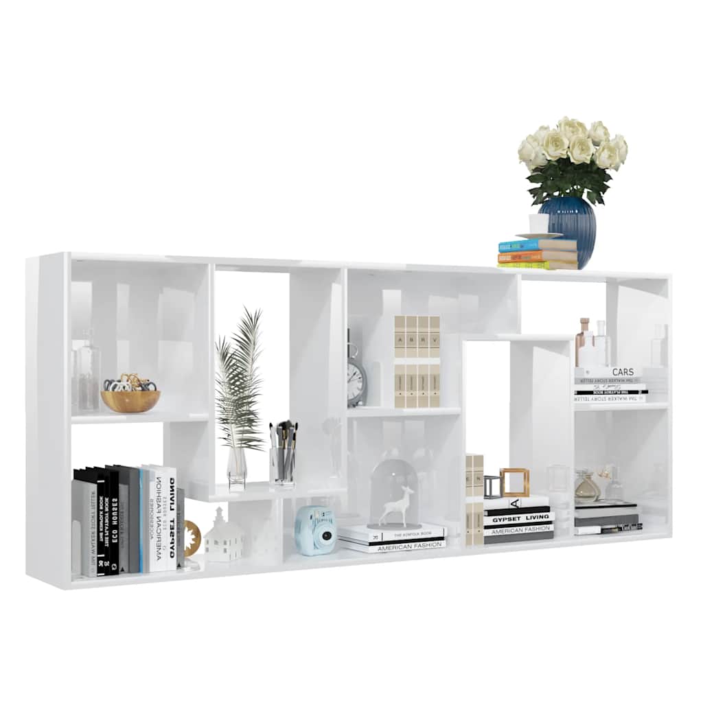 Bücherregal Weiß 67x24x161 cm Holzwerkstoff