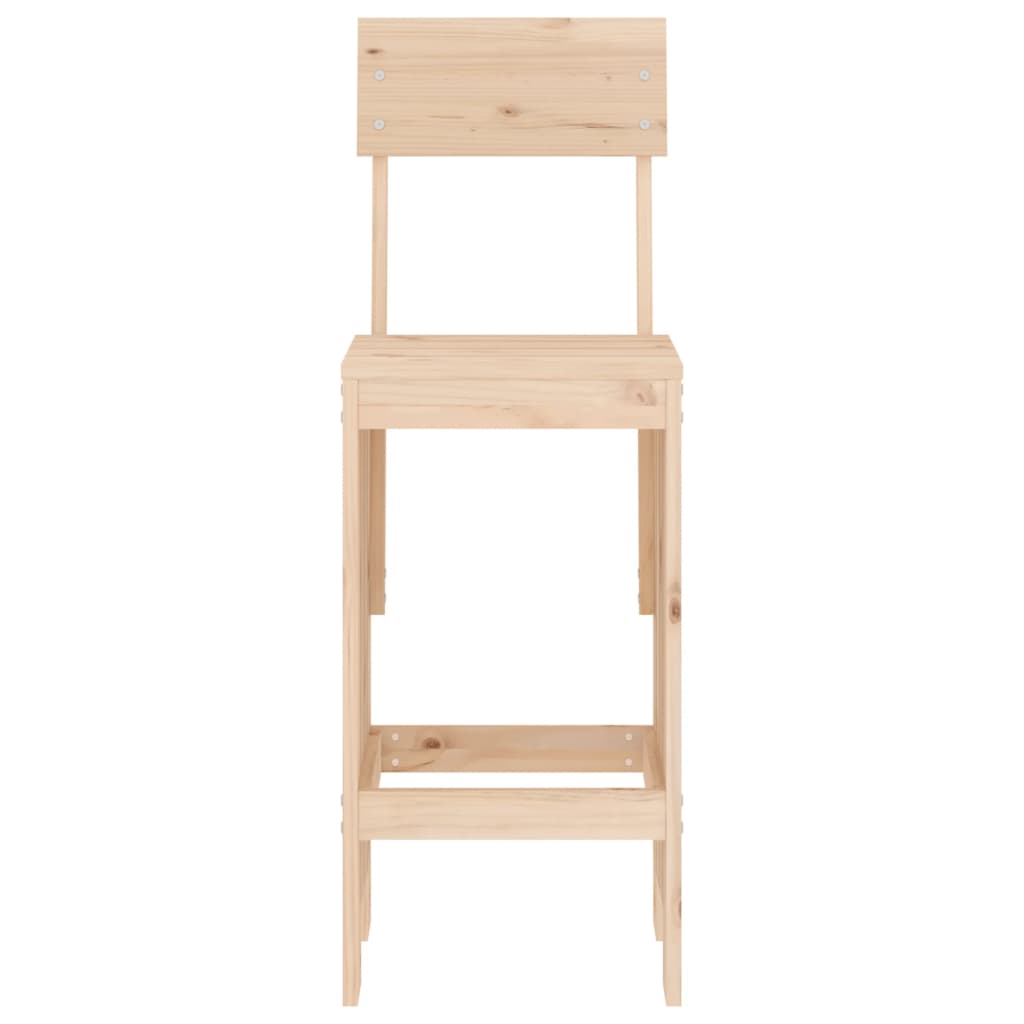 Barhocker 2 Stk. 40x42x120 cm Massivholz Kiefer