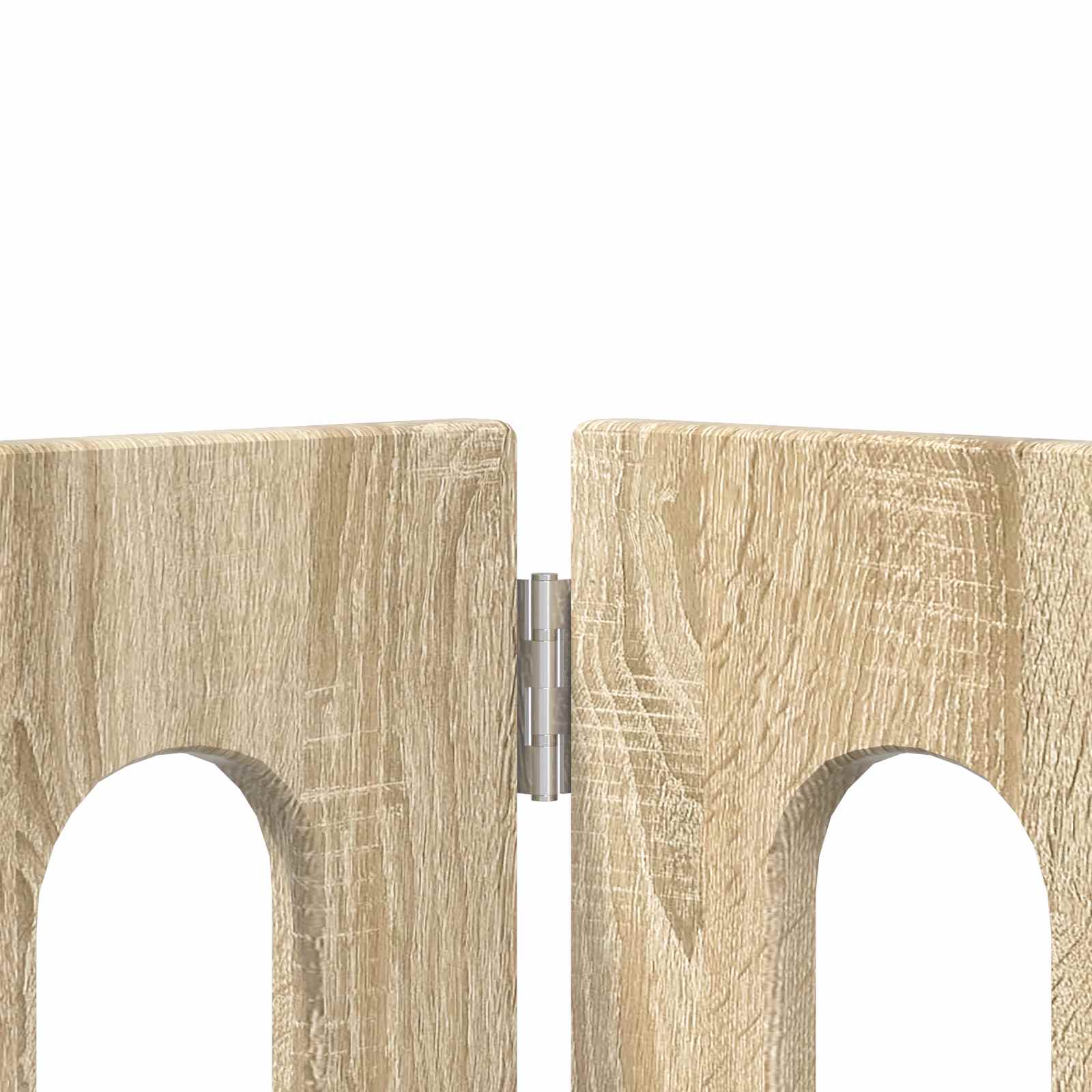 Faltbarer Haustierzaun 2 pcs Weiß 100,5 x 38 x 70 cm