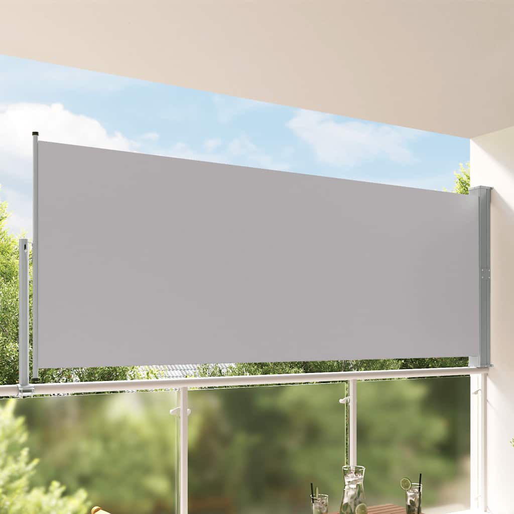 Seitenmarkise 60 x 300 cm 100% Polyester Eisen Stahl