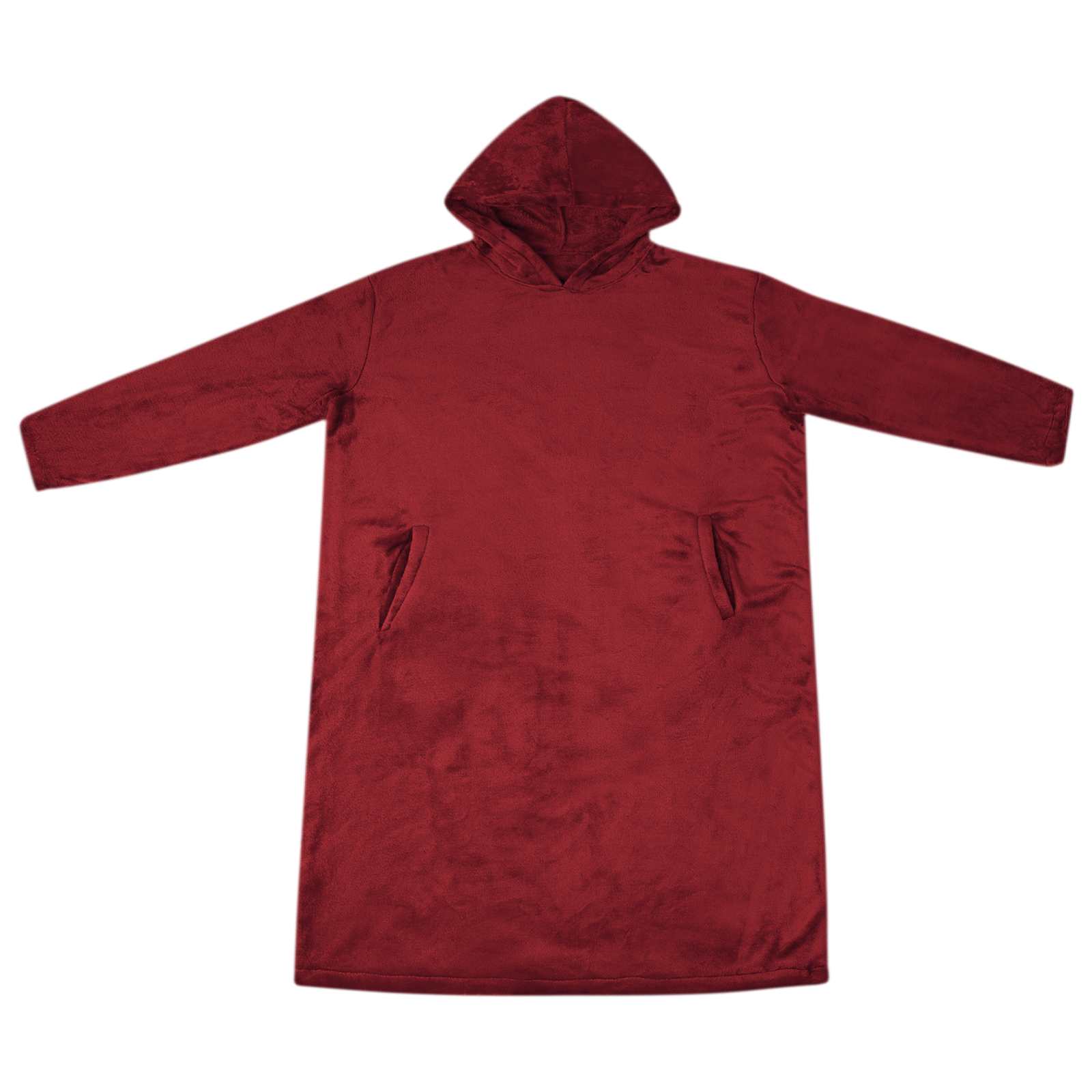 Decken-Hoodie Beige S Flanell