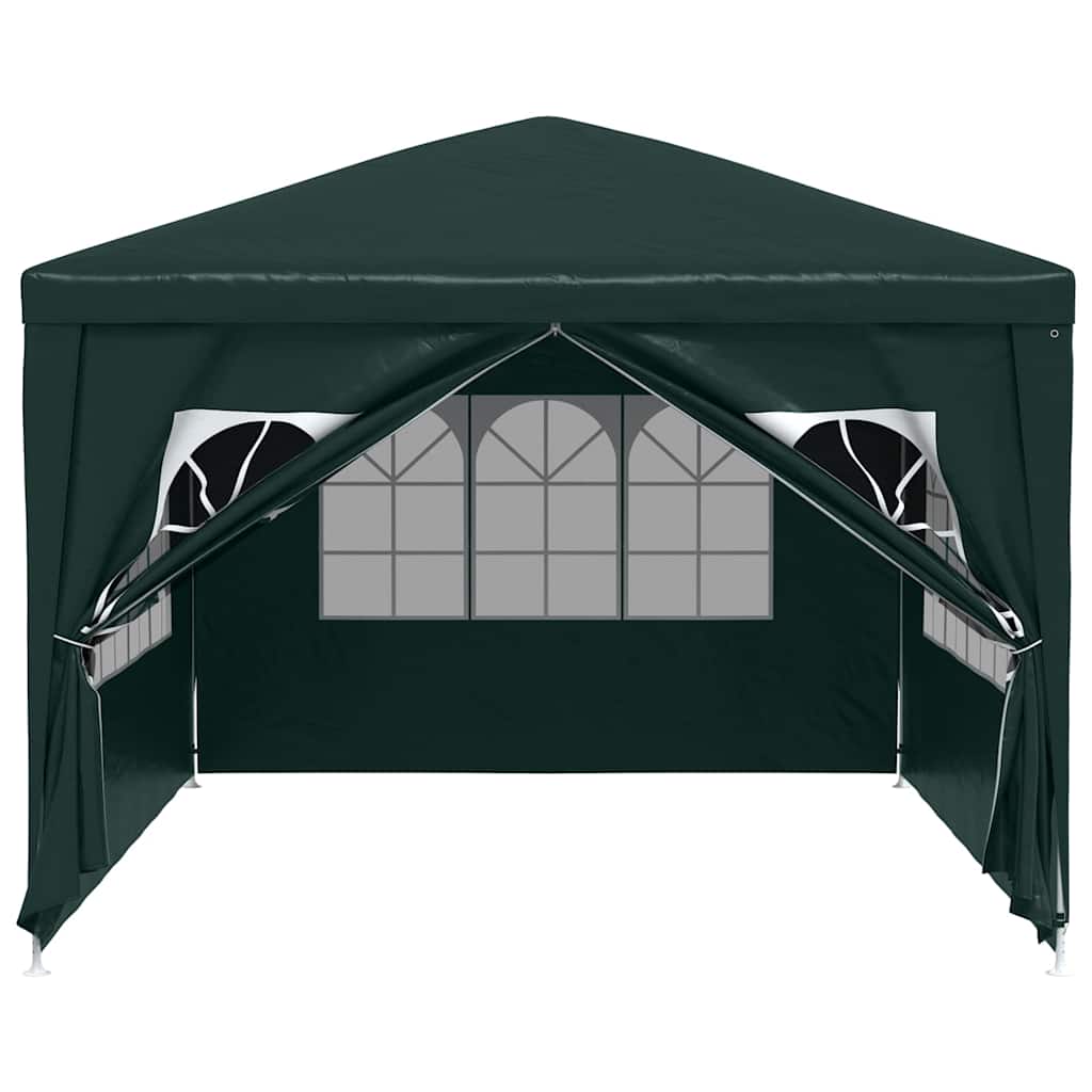 Party-Zelt 400 x 300 x 255 cm Rot PE und Stahl