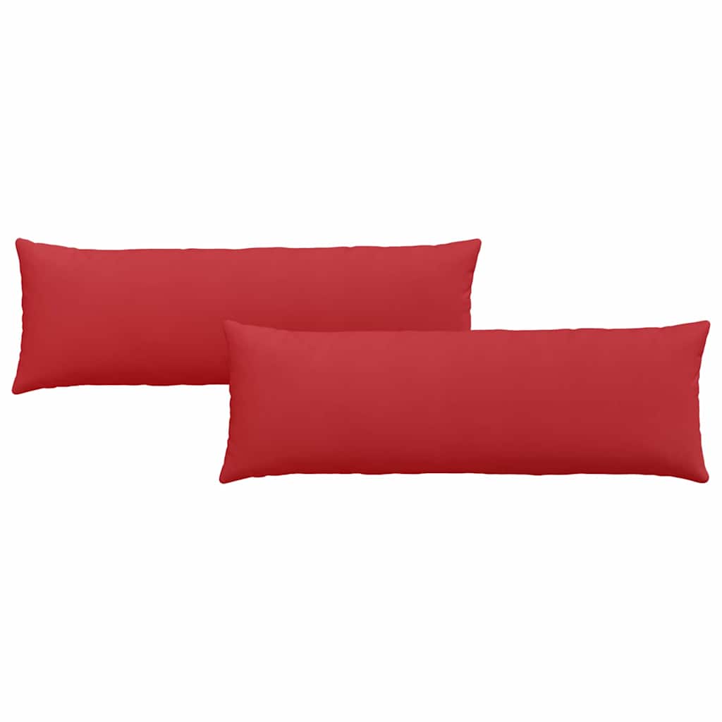 Sofakissen 2 pcs Hellgrau 50 x 30 cm Stoff