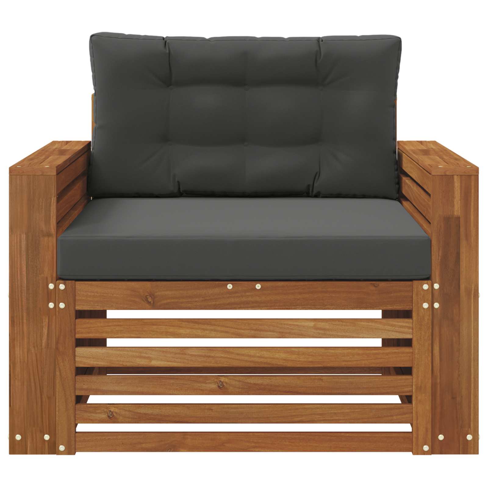 2 Stück Outdoor-Sofa Natur