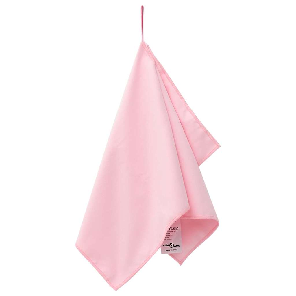 Sporthandtücher 2 pcs Schwarz 50 x 30 cm Polyester und Polyamid