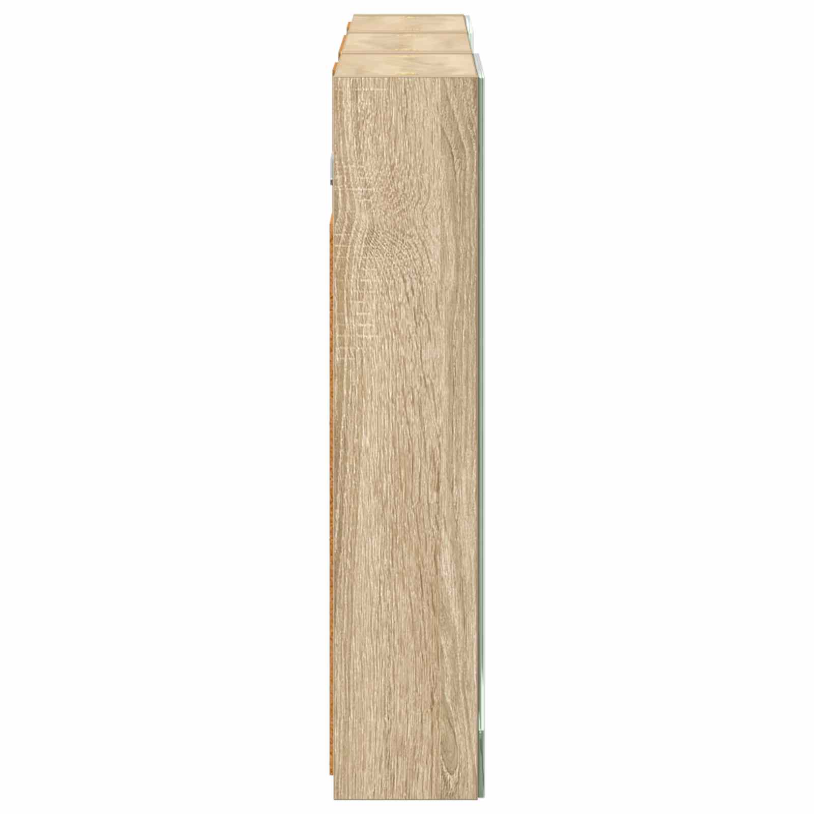 Badezimmerschrank-Set 3 pcs 80 x 10,5 x 50 cm Holzwerkstoff