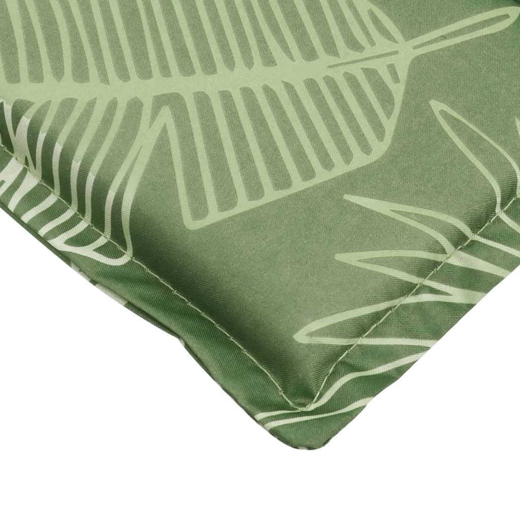 Liege-Kissen Blatt Blattmuster 200 x 70 x 3 cm Oxford-Stoff