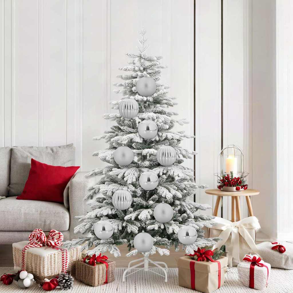 Weihnachtsbaumkugel Set XL 9 pcs Rot Kunststoff