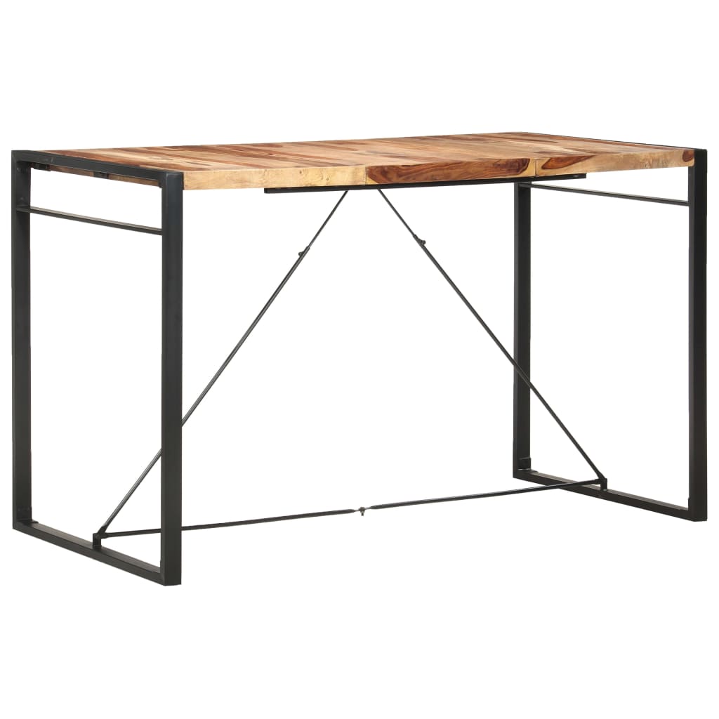 Bartisch 110 x 60 x 110 cm Massivholz Mango